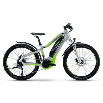 Электровелосипед Haibike SDURO HardSeven 5.0 бело-салатовый